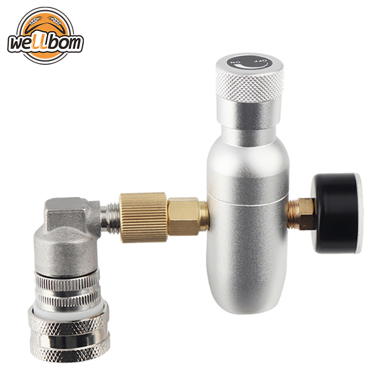 Mini Keg Regulated 3/8 thread CO2 Charger with Stainless Steel 304 ball